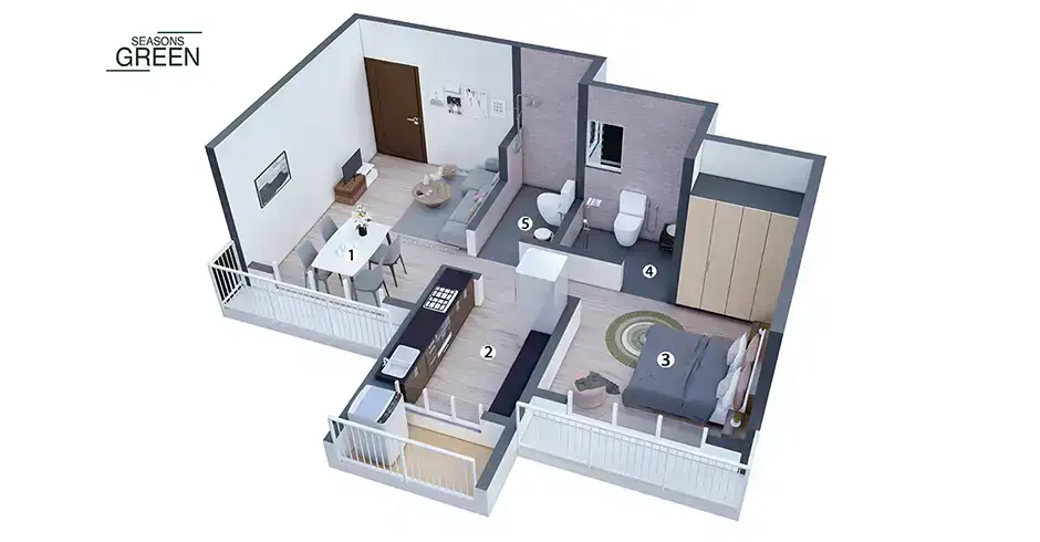 Seasons Green Kalyan Floor Plans