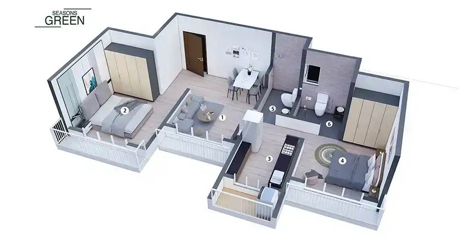 Seasons Green Kalyan Floor Plans